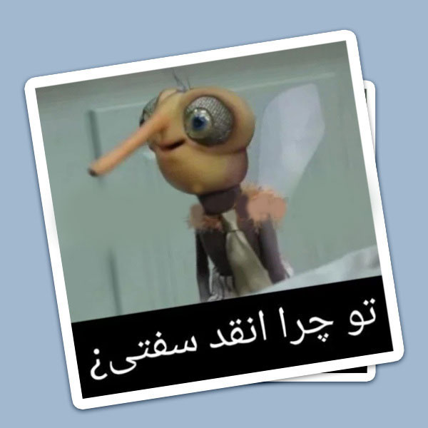 استیکر آفرودی پشه ofd-1266